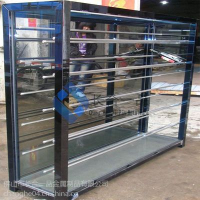镜面玫瑰金不锈钢酒柜 高端红酒展示柜的加工定制与品质保证